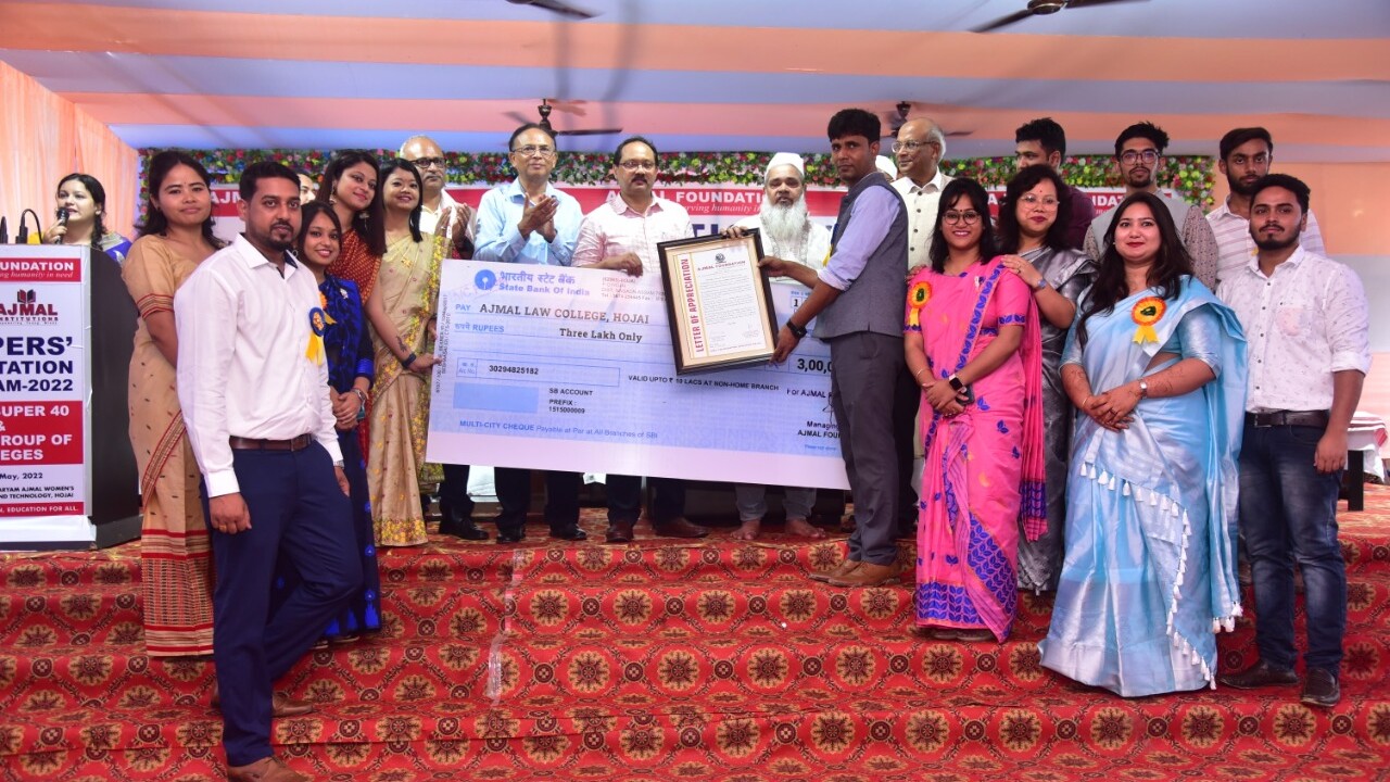 Felicitation to successful candidates of Ajmal Super 40’s NEET & JEE – 2021 and Rank Holders of Ajmal Group of Colleges